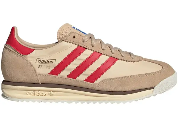 Size 9 - adidas SL 72 RS Magic Beige Pure Ruby Sand Strata JS0749