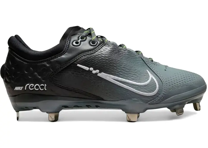 Size 8 - Nike Hyperdiamond 4 Elite Black Cool Grey (Women's) CZ5917-001