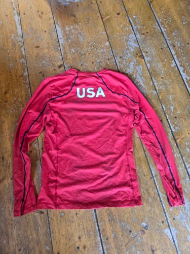 USED 2018 OIympics Spyder Avra Compression Top - Medium