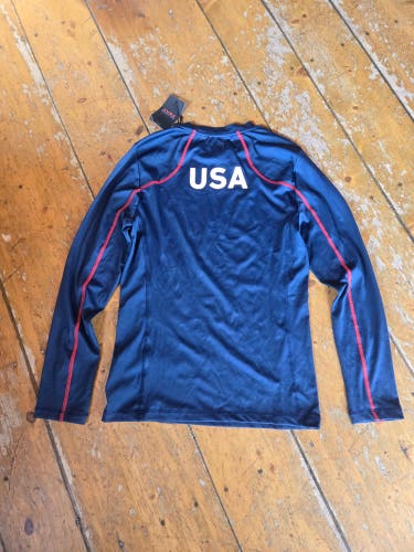 NEW 2018 OIympics Spyder Avra Compression Top - Medium