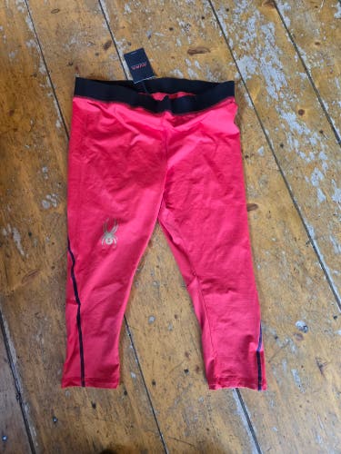 NEW 2018 OIympics Spyder Avra Compression 3/4 length Bottoms - Medium
