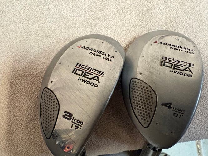 Men's Adams Tight Lies Idea ironwood Right Handed Iron Set Regular Flex (Used)