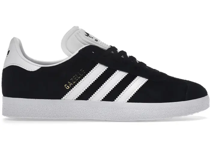 Size 11 - adidas Gazelle Core Black Cloud White Gold BB5476
