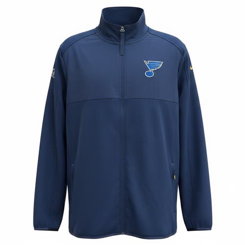 Fanatics Navy Blue Full Zip St Louis Blues Team Issued (New) 86425