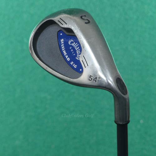 Callaway Steelhead X-16 54 SW Sand Wedge Factory System CW85 Graphite Firm