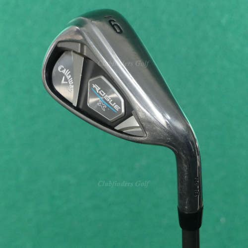 Callaway Rogue X CF18 Single 9 Iron Aldila Synergy 50IR-A Graphite Seniors