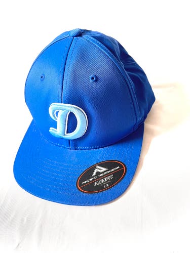 Pacific Headwear D Flexfit Hat Royal Blue F3 Performance Baseball Cap S/M