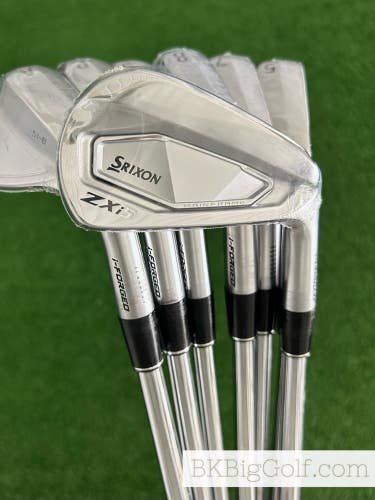 NEW Srixon ZXi5 / ZXi7 25 Forged Combo Iron Set 4-P / Dynamic Gold 105 Stiff