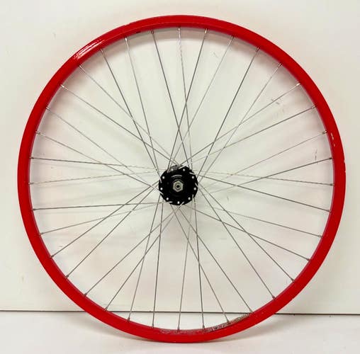 Alexrims DM22 36-Spoke Red Aluminum Disc Brake 559x22/26" Front Wheel GREAT