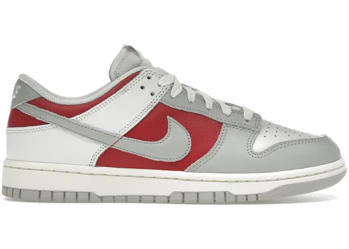 Size 9.5 - Nike Dunk Low Light Iron Ore Gym Red HJ9093-030
