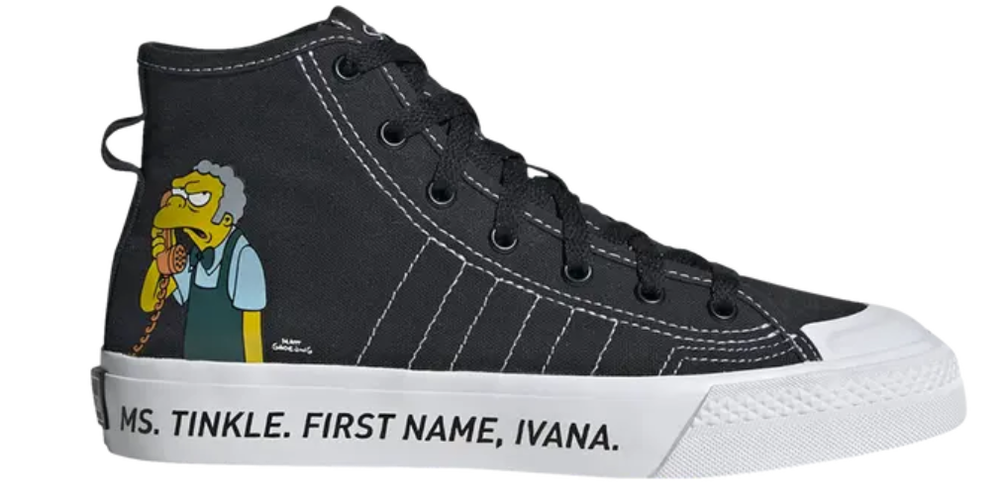 Size 6.5 - The Simpsons x adidas Nizza Hi RF J 'Pranks On Moe' GZ3538
