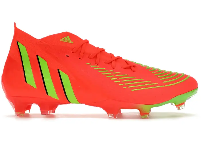 Size 9.5 - adidas Predator Edge.1 FG Solar Red Team Solar Green GW1029