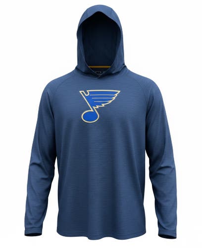 Fanatics Authentic Pro St Louis Blues Navy Blue Hoodie (New) 96652
