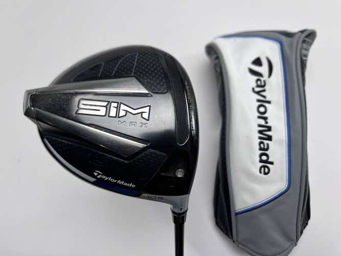 TaylorMade SIM MAX Driver 10.5* Project X HZRDUS 6.0 70g Stiff RH HC