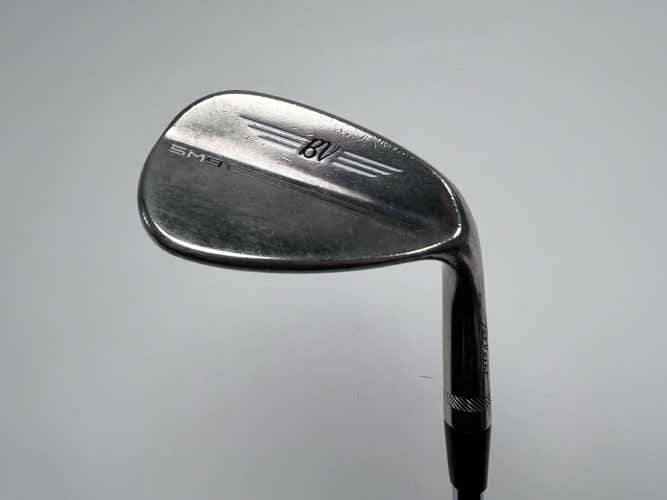 Titleist Vokey SM9 Brushed Steel Wedge 52* 12 Bounce F-Grind Wedge Steel Mens RH