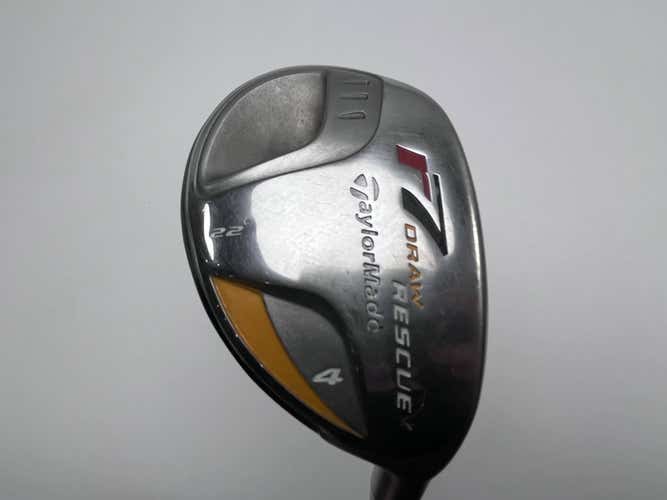 TaylorMade R7 Draw 4 Hybrid 22* REAX 55g Senior Graphite Mens RH