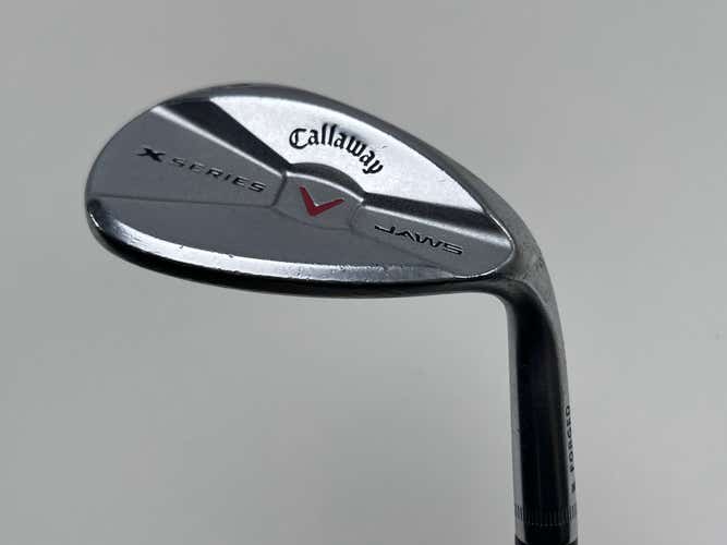 Callaway X Series Jaws Chrome Wedge 58* 13 Bounce X Series Wedge Steel Mens RH