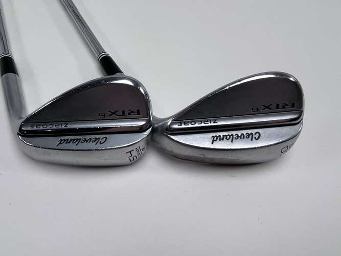 Cleveland RTX 6 ZipCore Tour Satin Wedge Set 54* 8 60* 10 KBS Wedge Steel RH