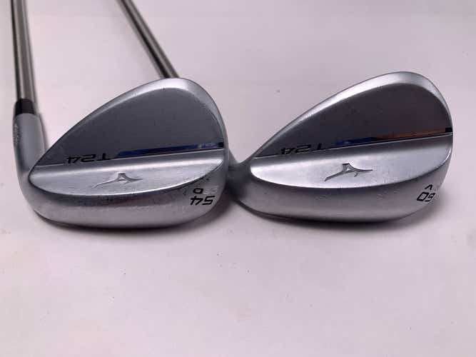 Mizuno T24 Soft Satin Wedge Set 54* 8 60* 12 SteelFiber i110 CW Stiff Mens RH