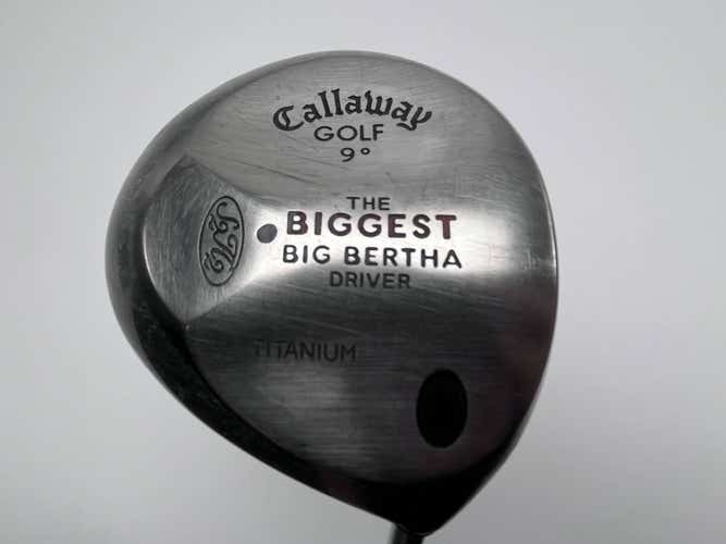 Callaway Biggest Big Bertha Driver 9* BB UL Firm Graphite Mens RH