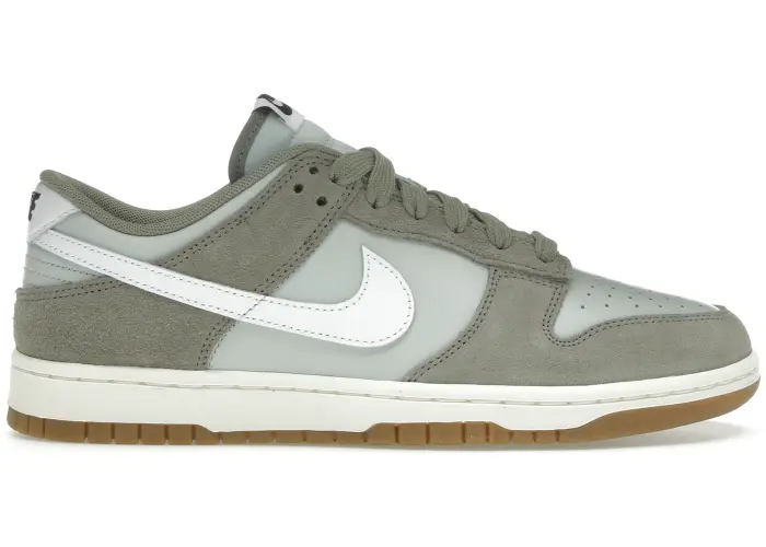 Size 11.5 - Nike Dunk Low Retro SE Light Silver Light Army Sail White IB6399-002