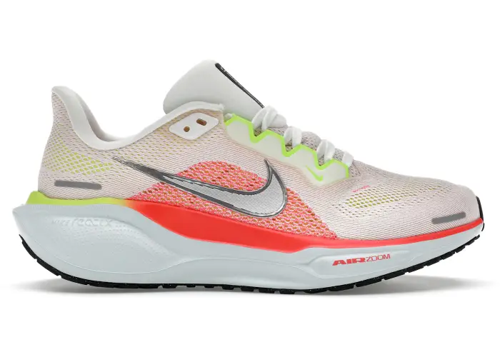Size 10 - Nike Air Zoom Pegasus 41 Summit White Bright Crimson (Women's) FD2723-