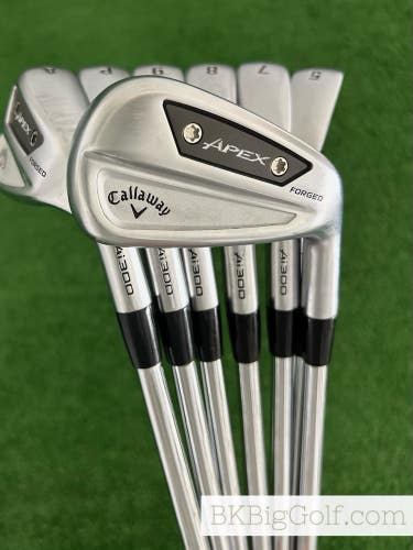 Callaway Apex Ai300 24 Forged Iron Set 5-A / NS Pro Modus Tour 120 Stiff