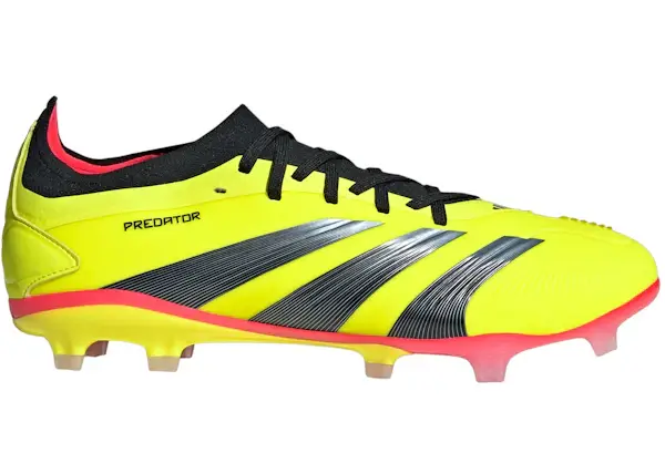 Size 7.5 - adidas Predator 24 Pro FG Team Solar Yellow Core Black Solar Red IG77