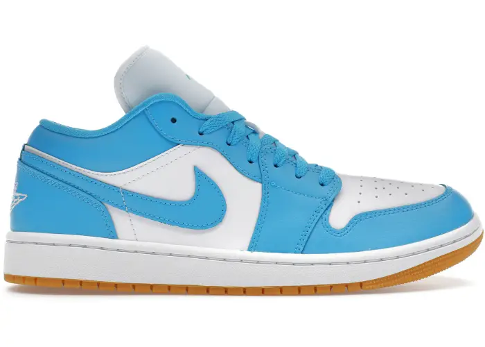 Size 7 - Jordan 1 Low White Gum Dark Powder Blue (Women's) DC0774-104