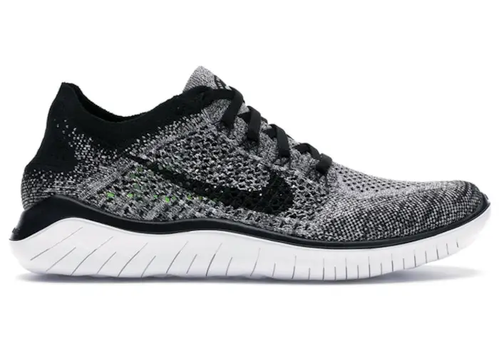 Size 8 - Nike Free RN Flyknit 2018 Oreo (Women's) 942839-101