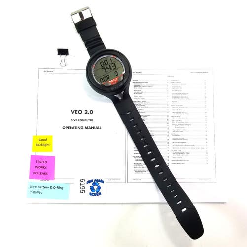 Oceanic Veo 2.0 Scuba Dive Wrist Computer Diving Air & Nitrox              #6195
