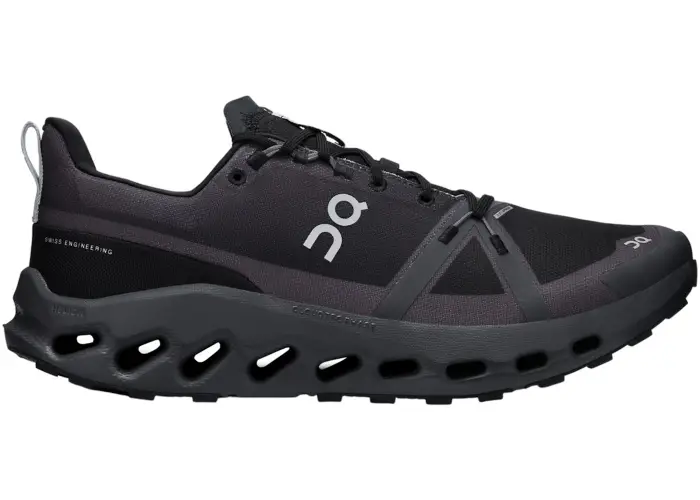 Size 11.5 - On Running Cloudsurfer Trail Waterproof Black Eclipse 3ME10270106