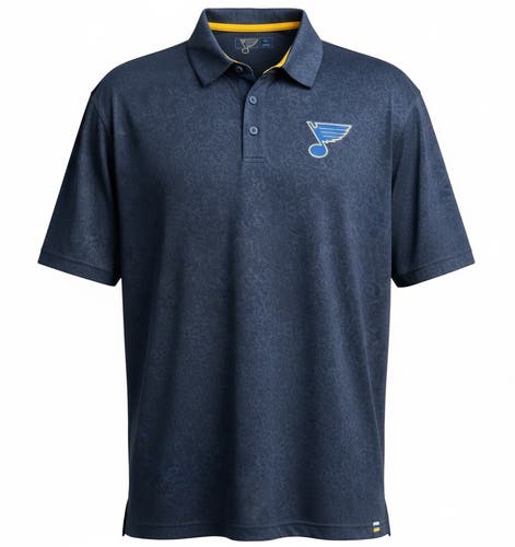 Fanatics Authentic Pro St Louis Blues Navy Blue Polo (New) 59372