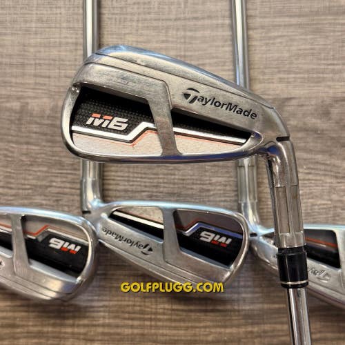Taylormade M6 Iron Set 4-PW / KBS Steel, Regular Flex (266)