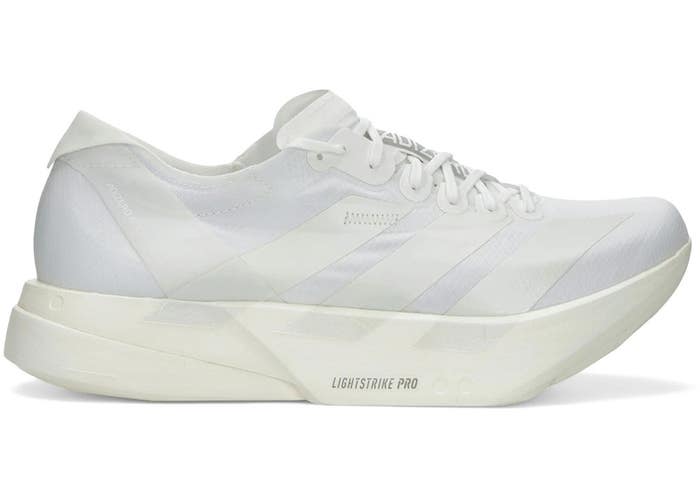 Size 12 - adidas Adizero Adios Pro 4 White JR6366