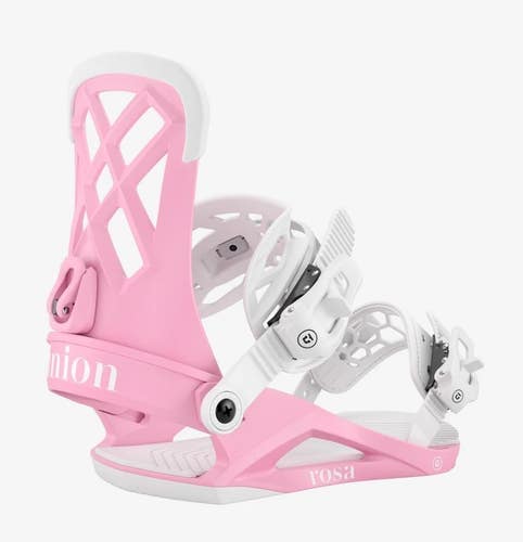 UNION 25/26 ROSA WOMEN'S SNOWBOARD BINDINGS LARGE, PINK, NEW