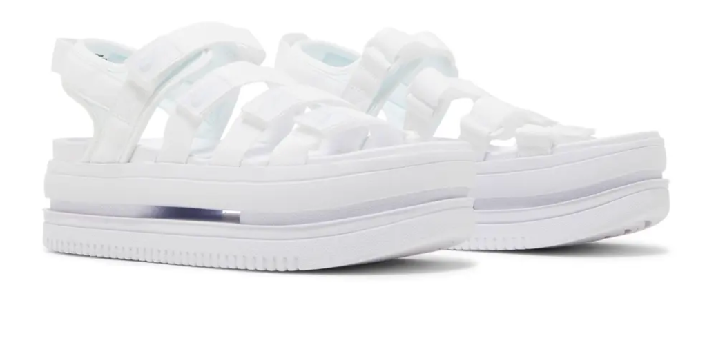 Size 11 - Nike Wmns Icon Classic Sandal 'White Pure Platinum' (Women's) dh0224-1