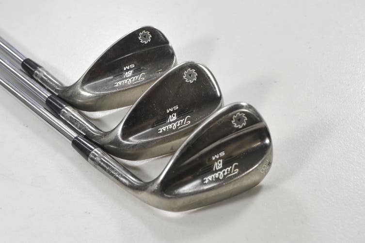 Titleist Vokey SM7 Brushed Steel 50*,54*,58* Wedge Set Right BV Steel  # 215788