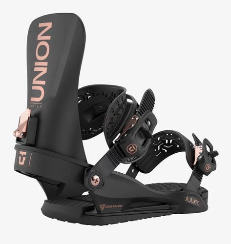 UNION 25/26 JULIET WOMEN'S SNOWBOARD BINDINGS MEDIUM, BLACK, NEW