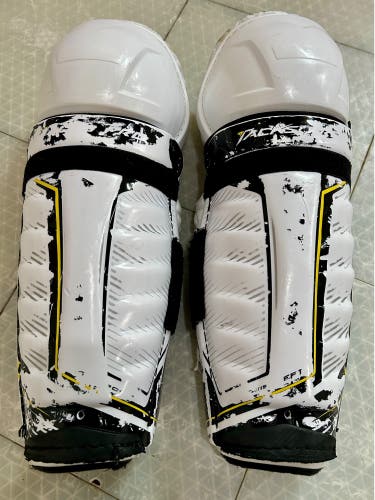 Senior CCM Tacks Pro 15" Shin Pads Pro Stock (Used)