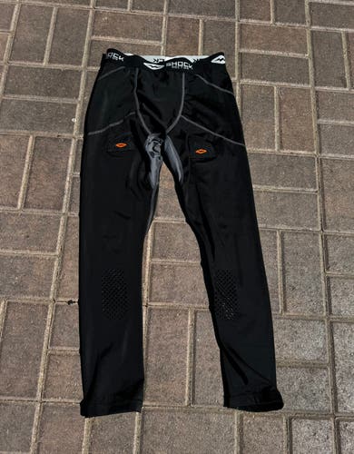 Men's Shock Doctor Black Compression Pants (Used)