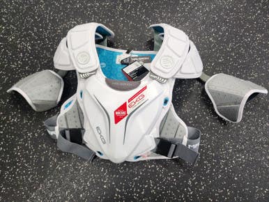 Maverik SHIFT EKG Lacrosse Shoulder Pads White LG 11849-S000039123