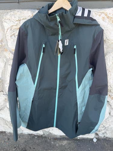 Mens 2026 Forum Snowboard Jacket 20k 3 Layer  Size Large NWT Deep Ocean/marine