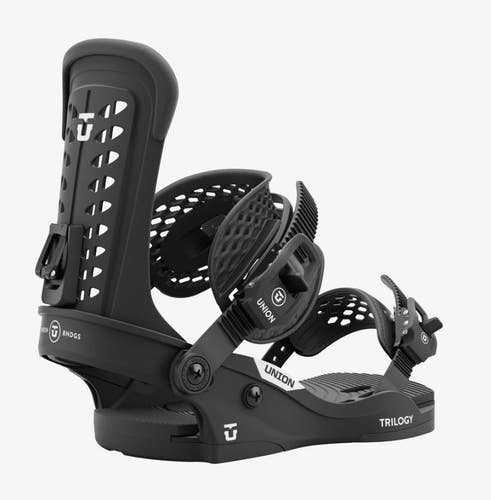 UNION TRILOGY CLASSIC BLACK WOMEN'S SNOWBOARD BINDINGS MEDIUM, NEW