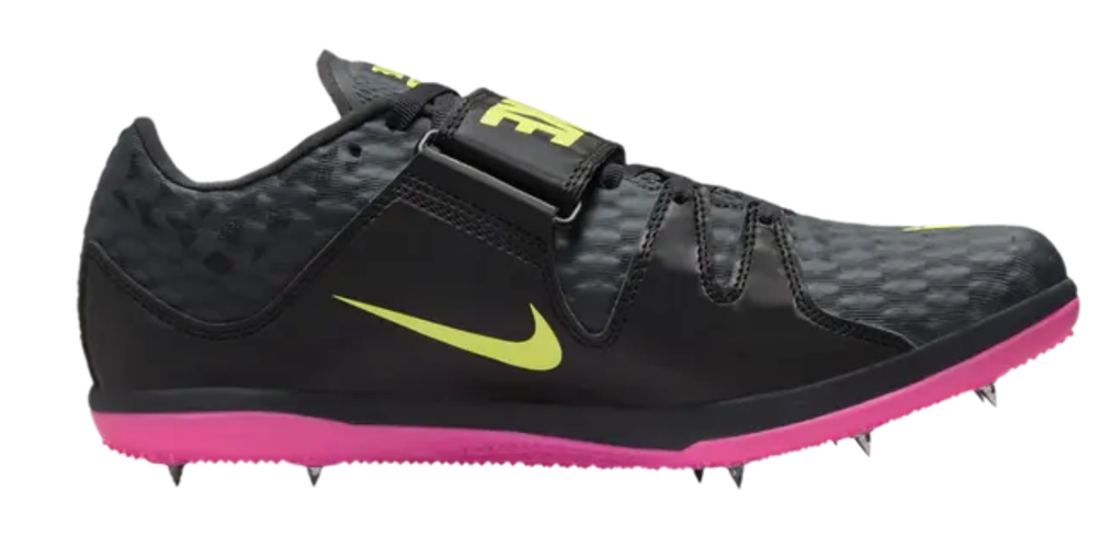 Size 5 - Nike High Jump Elite 'Anthracite Light Lemon Pink' 806561-003
