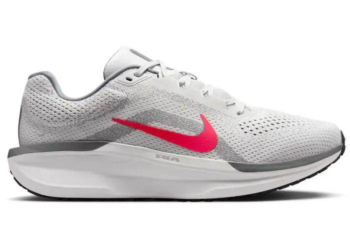 Size 7.5 - Nike Winflo 11 Photon Dust Smoke Grey Light Smoke Grey Fire Red FJ950