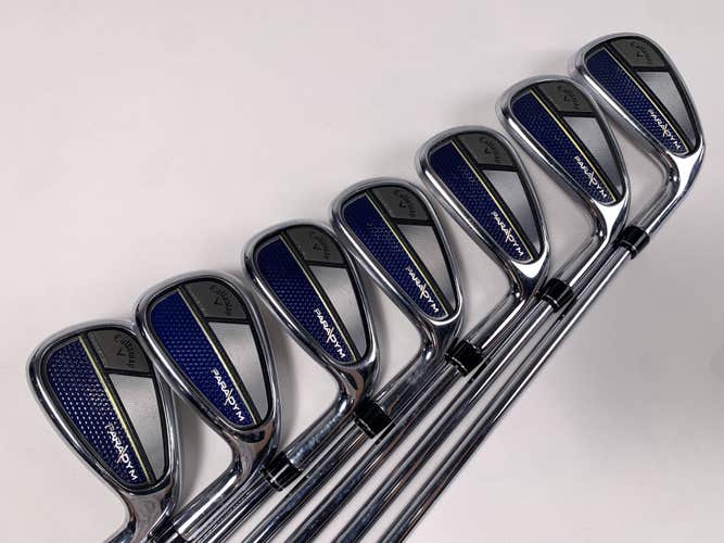 Callaway Paradym Iron Set 4-PW True Temper Elevate MPH 85g Stiff RH +1/2''
