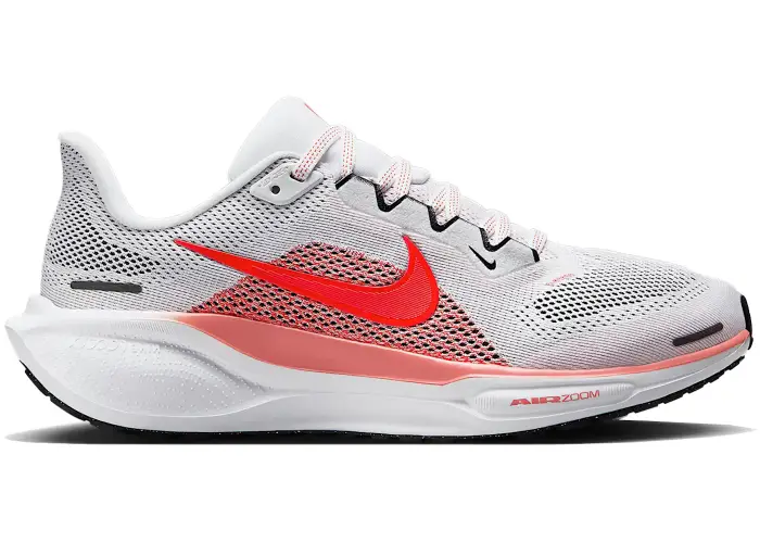 Size 7 - Nike Air Zoom Pegasus 41 White Magic Ember Bright Crimson (Women's) FD2