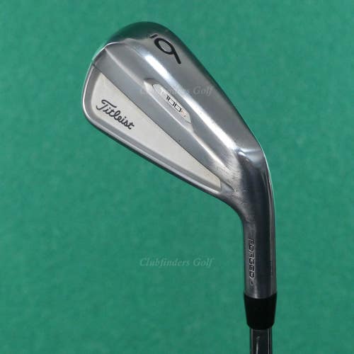 Titleist 2021 T100s Forged Single 6 Iron Project X Rifle 7.0 Steel Extra Stiff