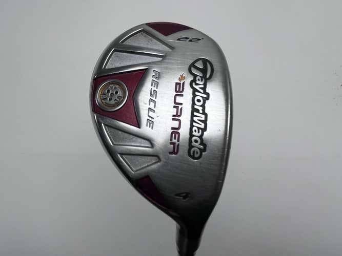 TaylorMade Burner Rescue 4 Hybrid 22* REAX SuperFast 65g Regular RH